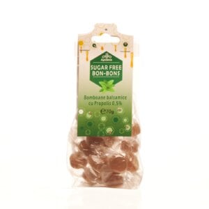Dulciuri balsamice fara zahar cu propolis, 70 g, Apidava