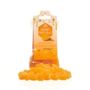 Jeleuri cu aromă de miere, portocale și scorțișoară, 100 g, Apidava