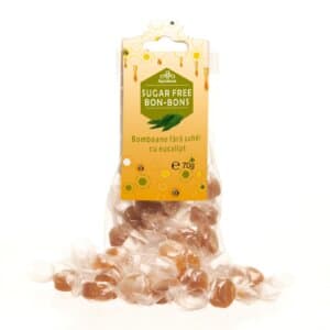 Dulciuri fără zahăr cu aromă de eucalipt, 70 g, Apidava