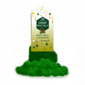 Jeleuri cu aromă de miere și pin, 100 g, Apidava