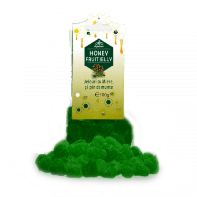 Jeleuri cu aromă de miere și pin, 100 g, Apidava