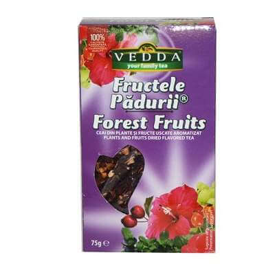 Ceai de fructe de pădure, 75 g, Vedda