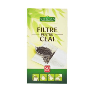 Filtre pentru ceai, 50 buc, Vedda