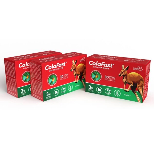 Pachet Colafast colagen rapid, 3x30 capsule (3 la preț de 2), Good Days Therapy