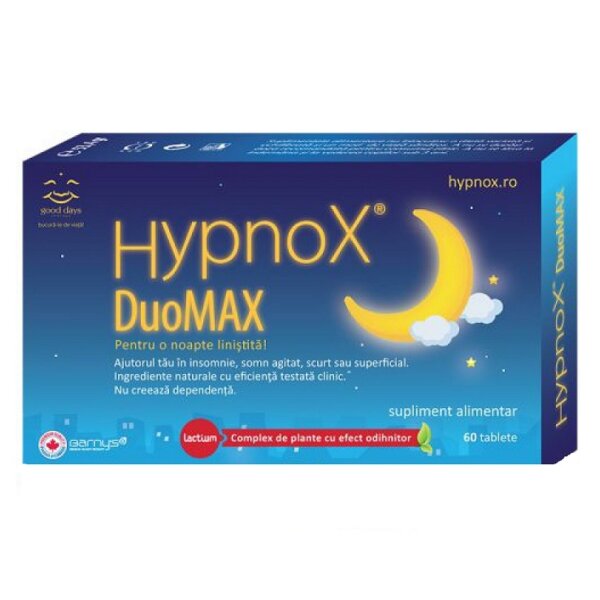 Barny's Hypnox DuoMax, 20 comprimate, Good Days Therapy