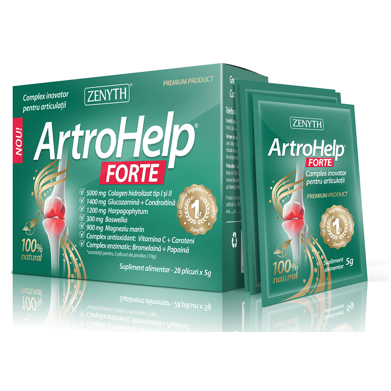 ArtroHelp Forte, 28 plicuri Zenyth | Supliment Premium