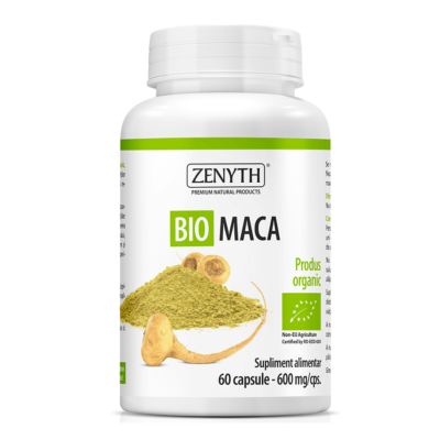 Maca organică, 60 cps, Zenyth