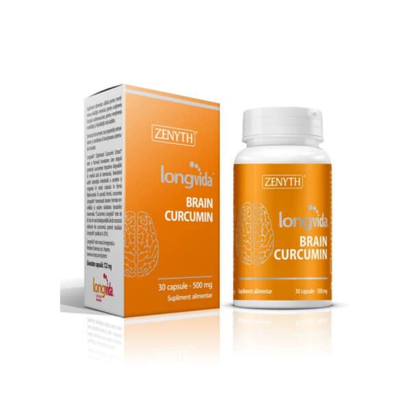 Longvida Brain Curcumin 500 mg, 30 capsule, Zenyth