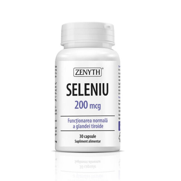 Seleniu 200 mcg, 30 capsule, Zenyth