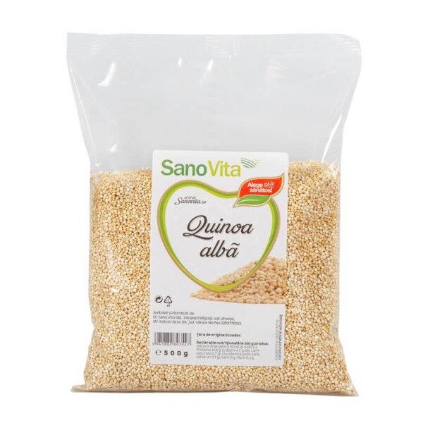 Quinoa albă, 500 g, Sanovita