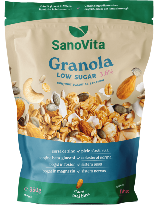 Granola Low Sugar, 350 g, SanoVita