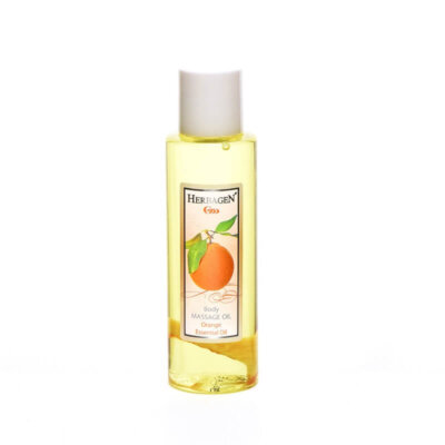 Ulei de masaj cu ulei esențial de portocală, 100 ml, Herbagen