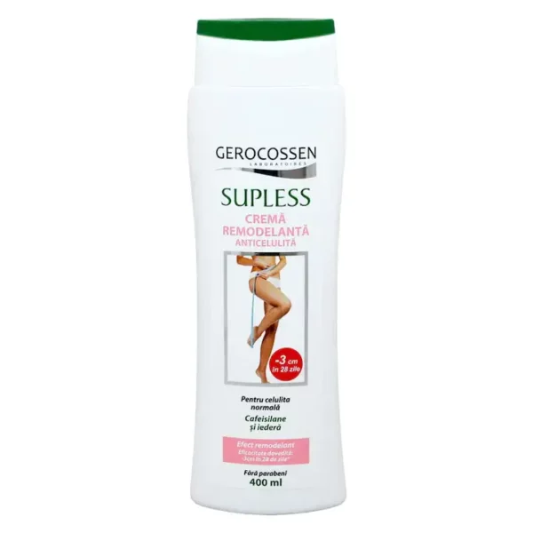 Supless cremă remodelantă anticelulitică, 400ml, Gerocossen