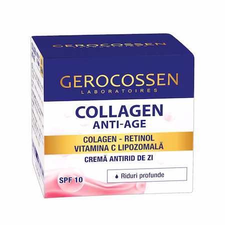 Cremă antirid de zi Collagen Anti-Age, 50 ml, Gerocossen