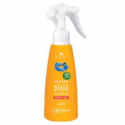 Emulsie pentru copii SPF50 cu cătină, 200ml, Cosmetic Plant