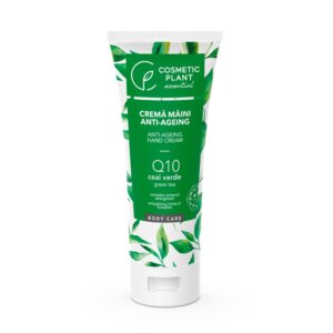 Cremă de mâini anti-îmbătrânire cu Q10 și ceai verde, 100 ml, Cosmetic Plant