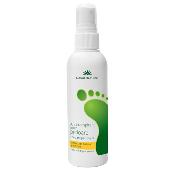 Loțiune antiperspirantă pentru picioare, 100 ml, Cosmetic Plant