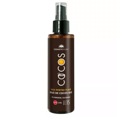 Ulei de plajă cu cocos ,fps15, 150ml, Cosmetic Plant