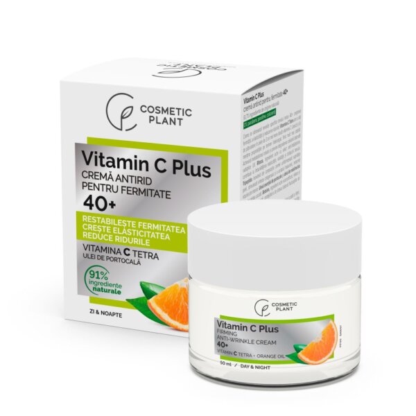Vitamina C Plus 40+ crema antirid pentru fermitate, 50 ml, Cosmetic Plant