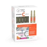Set 6 fiole skin boost 50+ cu vitamina C plus + 1 cremă antirid, Cosmetic Plant