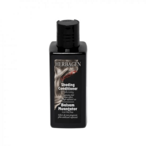 Balsam de nuanțare progresivă pentru fire albe, gri închis Unisex, 200 ml, Herbagen