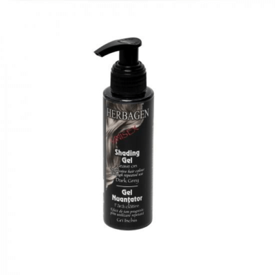 Gel de nuanțare progresivă fire albe, gri închi, unisex, 100ml, Herbagen