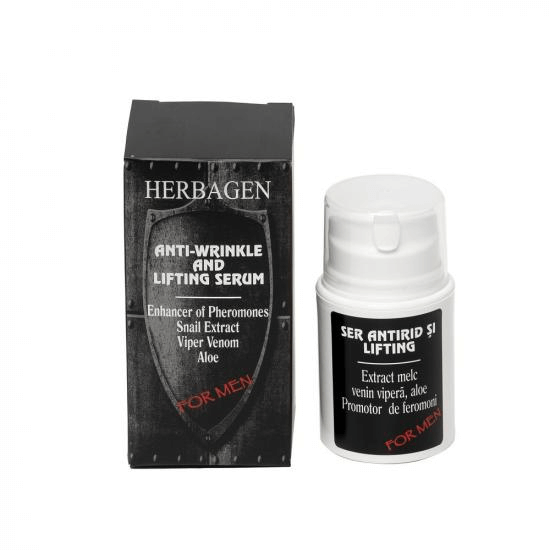 Ser antirid și lifting pentru bărbați, 50 ml, Herbagen