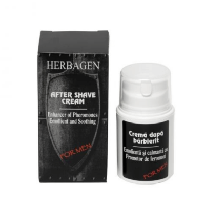 Cremă aftershave emolientă și calmantă, 50 g, Herbagen