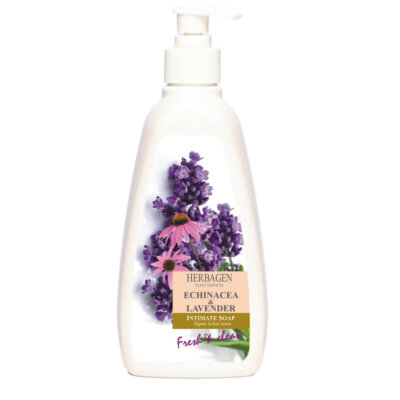 Săpun lichid intim cu extracte de lavandă și echinacea, 500 ml, Herbagen