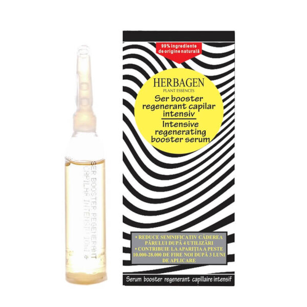 Ser booster regenerant capilar, fiolă, 10 ml, Herbagen