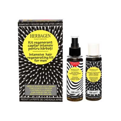 Trusa intensiva de regenerare a parului pentru barbati, 100 ml + 100 ml, Herbagen