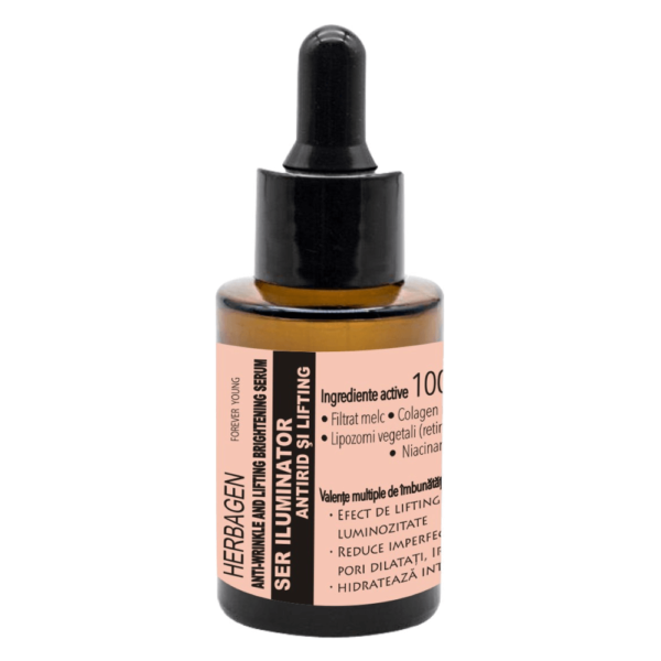 Ser iluminator antirid și lifting, 30 ml, Herbagen