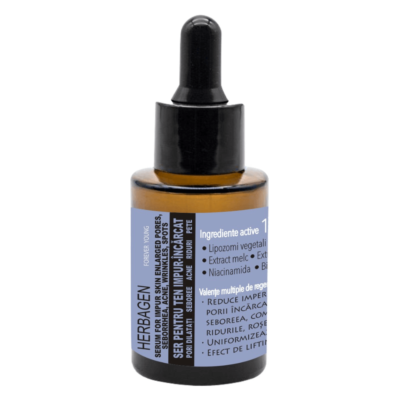 Ser pentru ten încărcat și impur, 30 ml, Herbagen