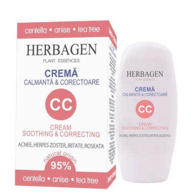 CC Cremă calmantă și corectoare, 50g, Herbagen