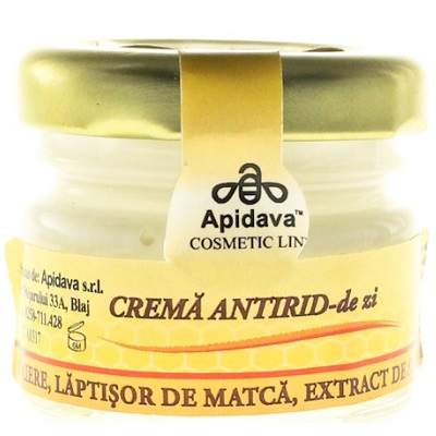 Crema antirid cu miere, laptisor de matca si extract de salcam, 30ml, Apidava