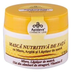 Mască de față hrănitoare Cleopatra, 50 ml, Apidava