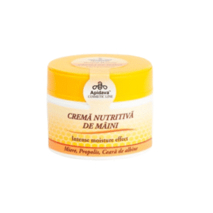 Crema de maini hranitoare cu Miere, Propolis si Ceara de Albine, 50ml, Apidava