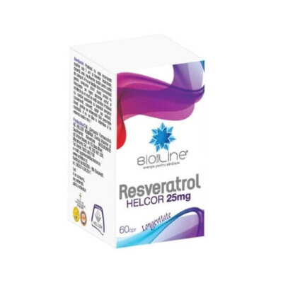 Resveratrol 25 mg, 60 comprimate, BioSunLine