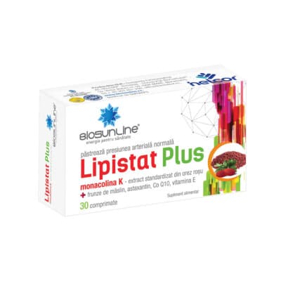 Lipistat Plus, 30 comprimate, Biosunline