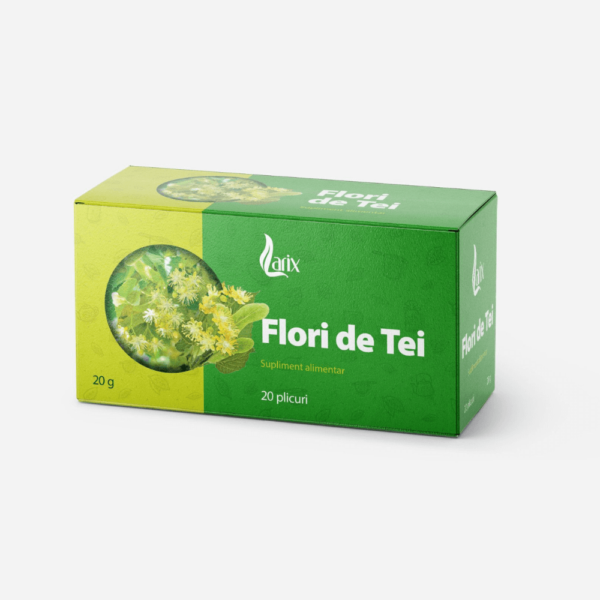 Ceai din flori de tei, 20 plicuri, Larix
