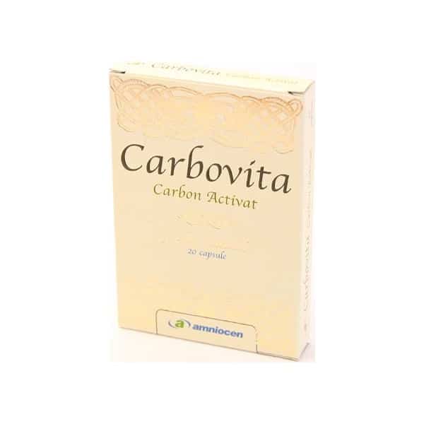 Carbon Activat Carbovita, 20 capsule, Amniocen