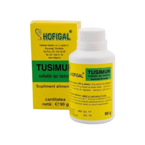 Soluție Tusimun, 90 g, Hofigal