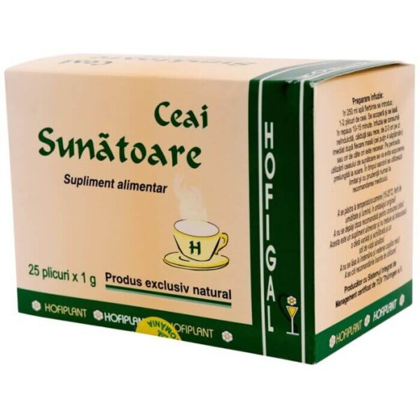 Ceai de sunătoare, 25 plicuri, Hofigal
