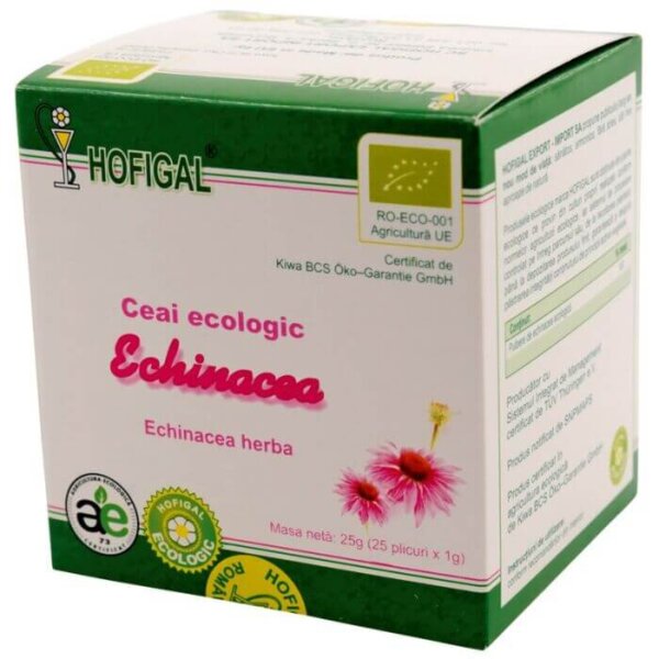 Ceai de echinacea ECO 1grX25dz, Hofigal
