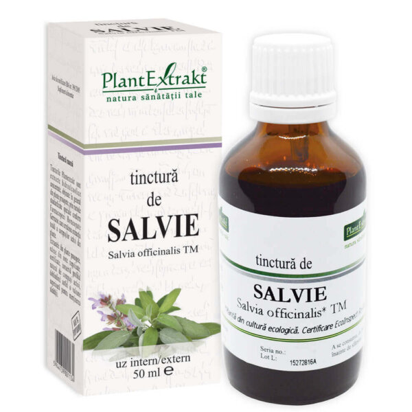 Tinctură de salvie, 50 ml, PlantExtrakt