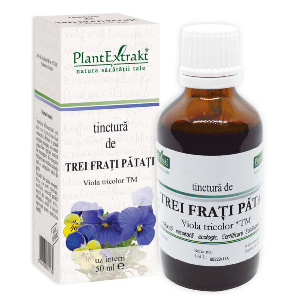 Tinctură de trei frați pătați, 50 ml, PlantExtrakt