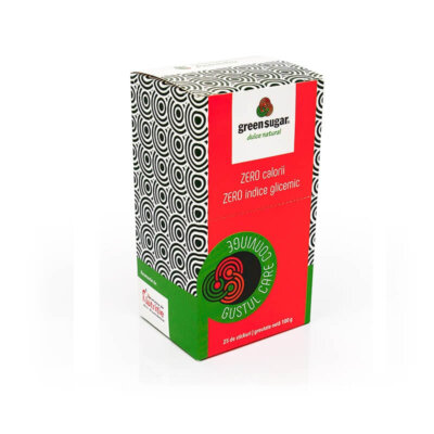 Indulcitor natural de zahar verde 25 batoane, 100g, Remedia