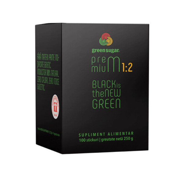 Green Sugar Premium 1:2, 100 plicuri, Remedia Laboratories