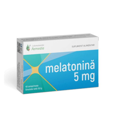 Melatonină, 5 mg, 40 comprimate, Remedia Laboratories