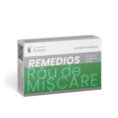 Supliment Remedios pentru rău de mișcare, 30 capsule, Remedia Laboratories